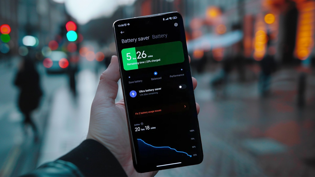 ترفند ۲: کاهش روشنایی صفحه و تنظیم زمان خاموشی خودکار