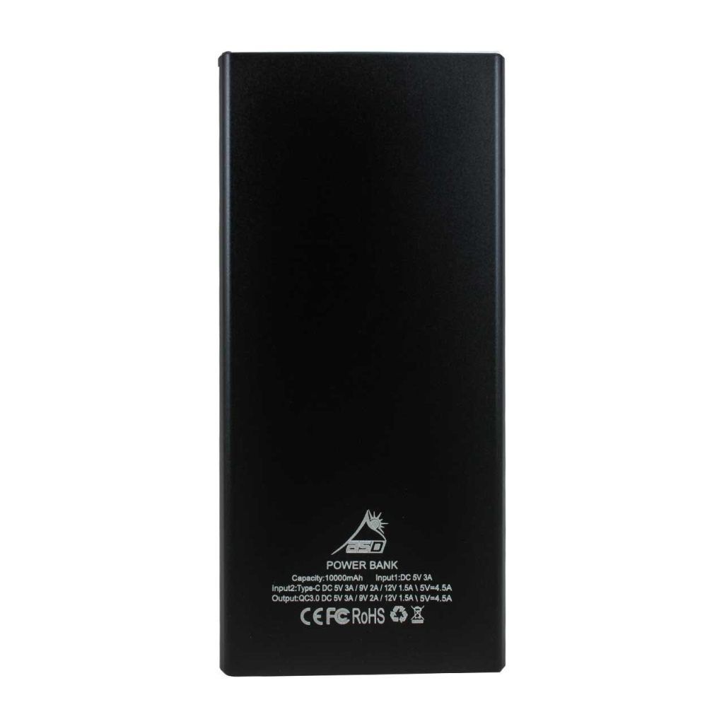  پاوربانک فست شارژ ای‌اس‌دی مدل PD22.5W-BLACK ظرفیت 10000